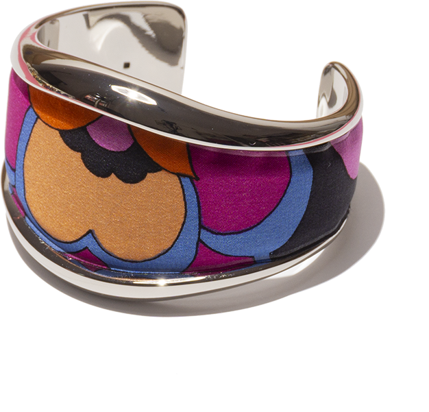 MM33 Bangle Psychedelic flowers (Messing Seide) kaufen