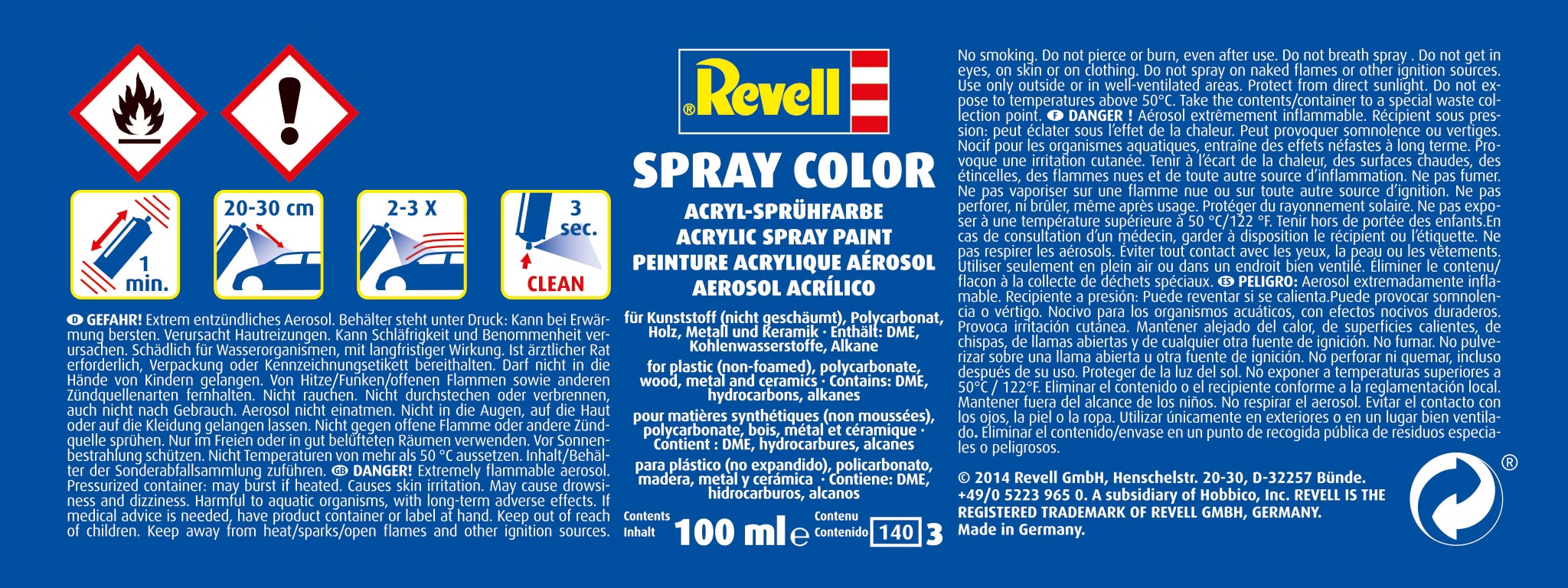 Revell 32342 - Set Di Colori Base Per Dipingere Modellini, 6 Pz - Foto 3