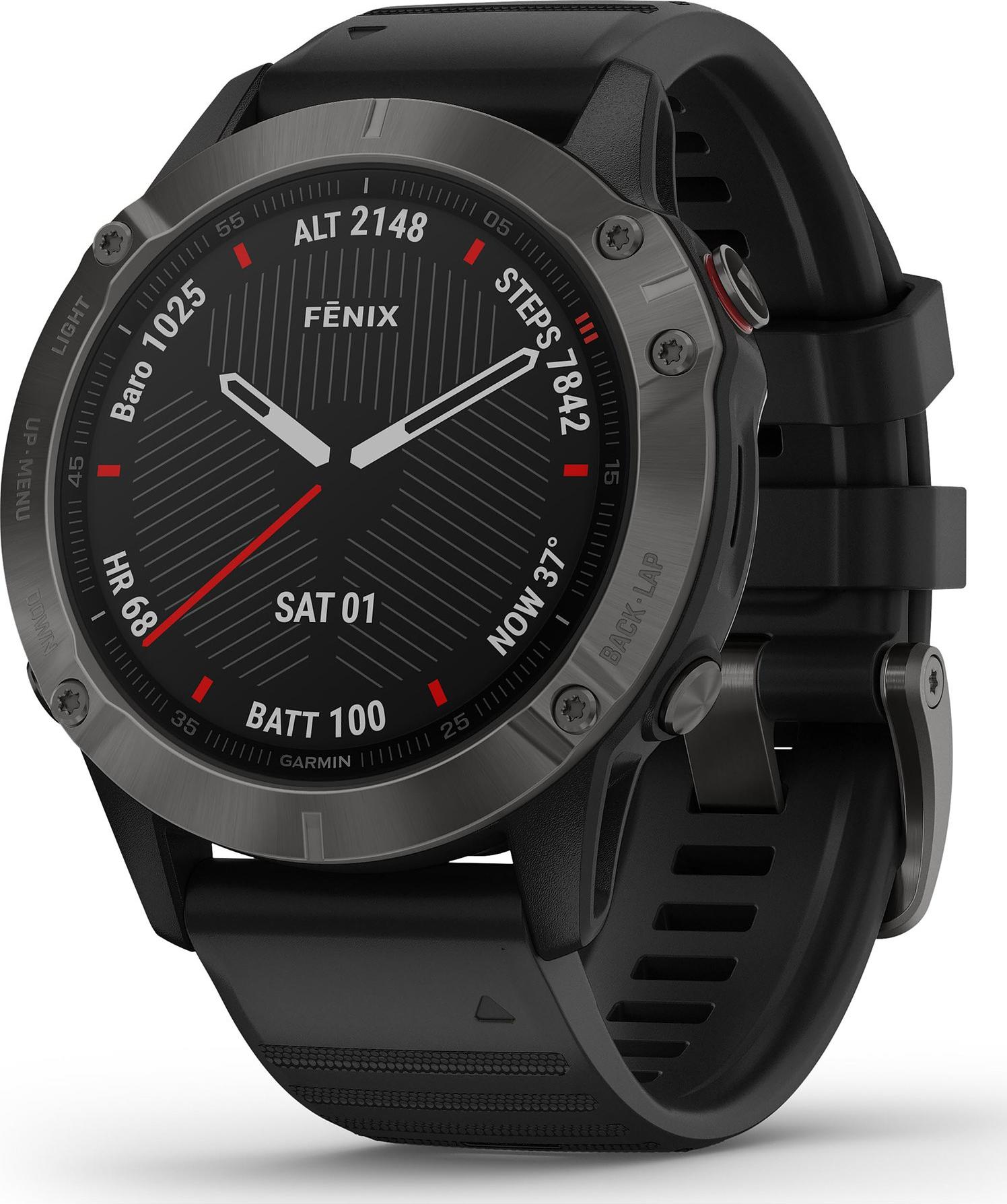 Garmin Fenix 6 Sapphire 47 mm Stainless steel Titanium One size Galaxus