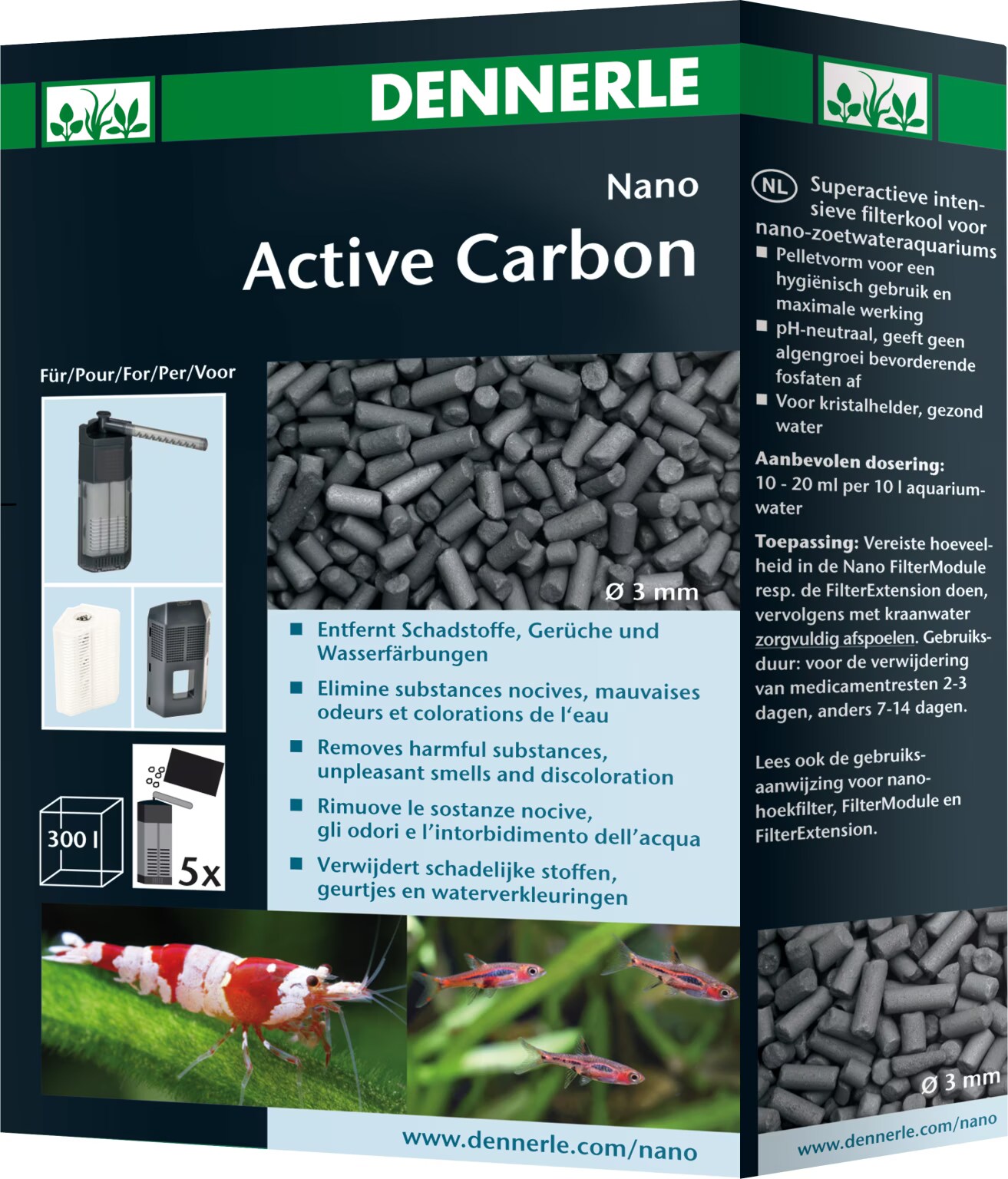 Meilleurs prix pour Dennerle Nano ActiveCarbon 200ml (Eau douce), Aquarium : filtres