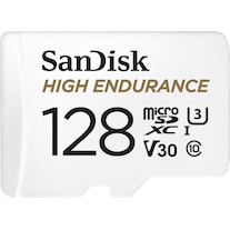 SanDisk microSDXC High Endurance Monitoring (microSDXC, 128 Go, U3, UHS-I)