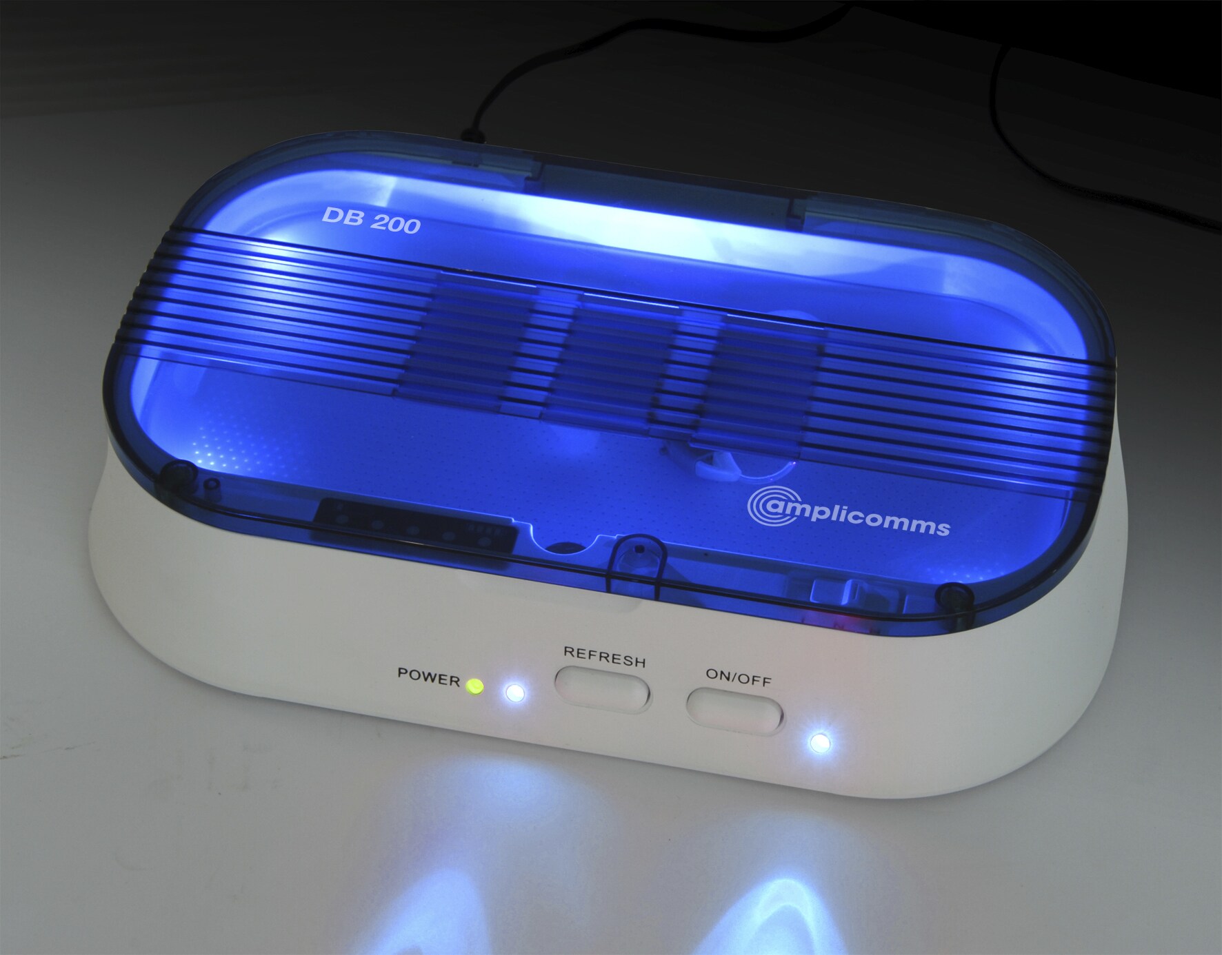 amplicom Trocknungsbox für Hörgeräte DryBox200 mit eingebautem Batterietester Galaxus