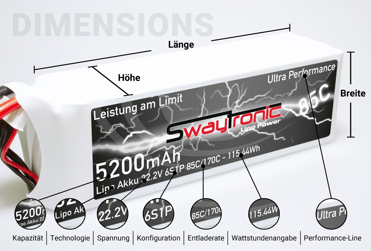 Swaytronic Akku (11.40 V 8000 mAh) kaufen RA5918