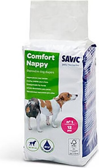 Meilleurs prix pour Couches jetables Savic Comfort Nappy pour chien - taille 1, 24 couches