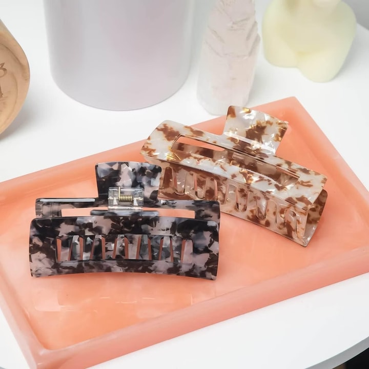 18 Pezzi Fermagli Per Capelli A Farfalla Mollette Glitterate Clip Per (Y9f - Foto 7