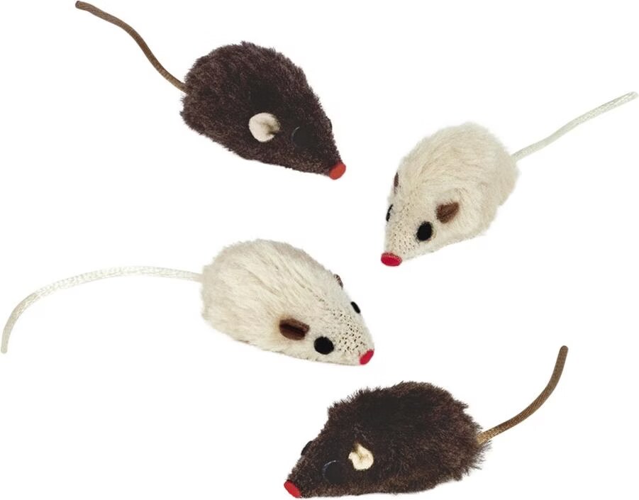 Nobby Souris en peluche avec hochet (Jouets pour chat), Jouets pour chat