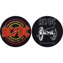 AC/DC Matte Plattenteller For Those About To RockHigh Voltage Set (Taglia unica)