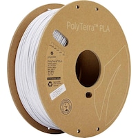 Polymaker PolyTerra PLA -  Marble White - 1.75mm (PLA, 1.75 mm, 1000 g, Weiss)