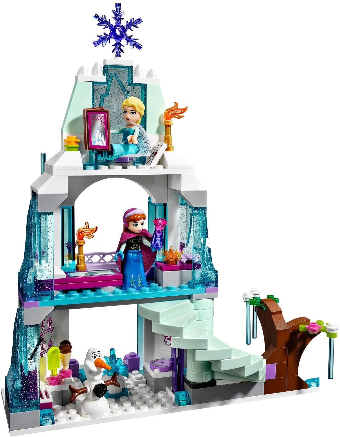 Elsa's Sparkling Ice Castle Lego Disney Princess Frost LEGO