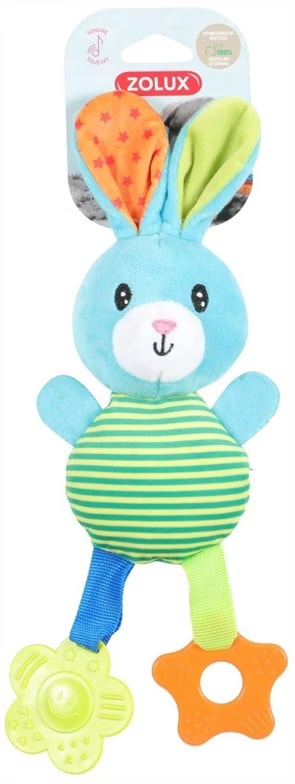 Comparer les prix de Zolux CHIOT RIO PLUSH TOY RABBIT GRE (Jouets pour chiens), Jouets pour chien