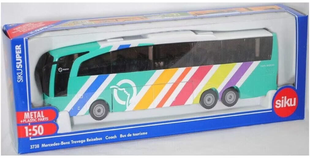 Siku 3738001, Mercedes-Benz Travego coach RATP France, 1:50, metal