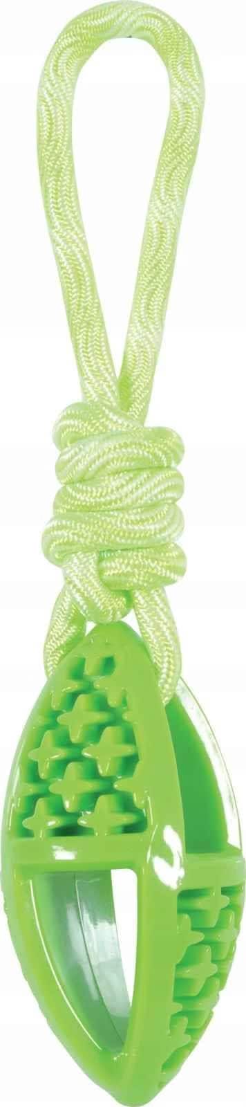 Meilleurs prix pour Zolux Jouet ovale en TPR SAMBA avec corde 28 cm, vert, Jouets pour chien