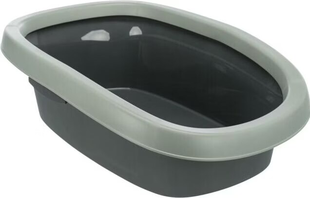 Comparer les prix de Lot de 2 bacs à litière avec rebord Trixie Carlo