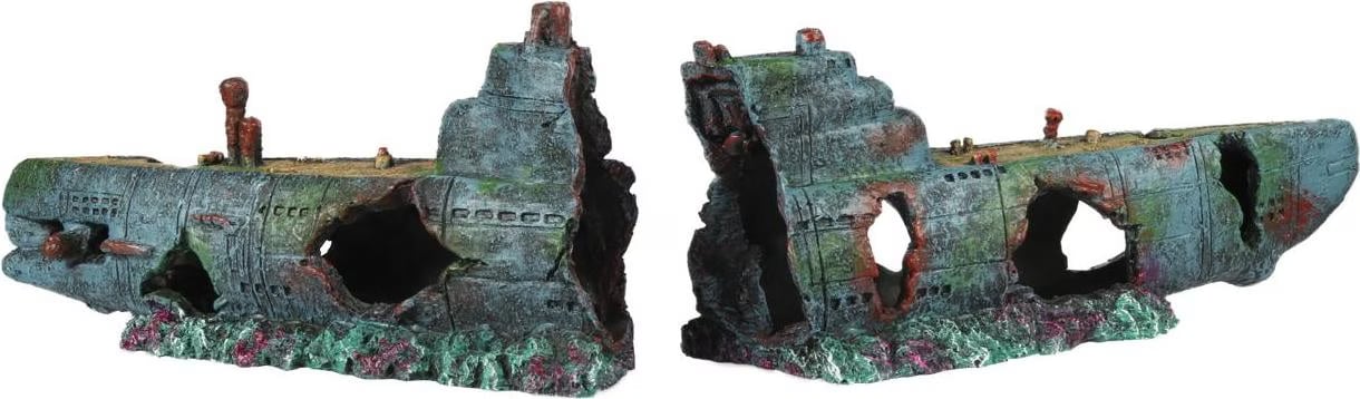 Meilleurs prix pour EBI Aqua Della Broken Submarine (autres btiments), Dcoration d'aquarium
