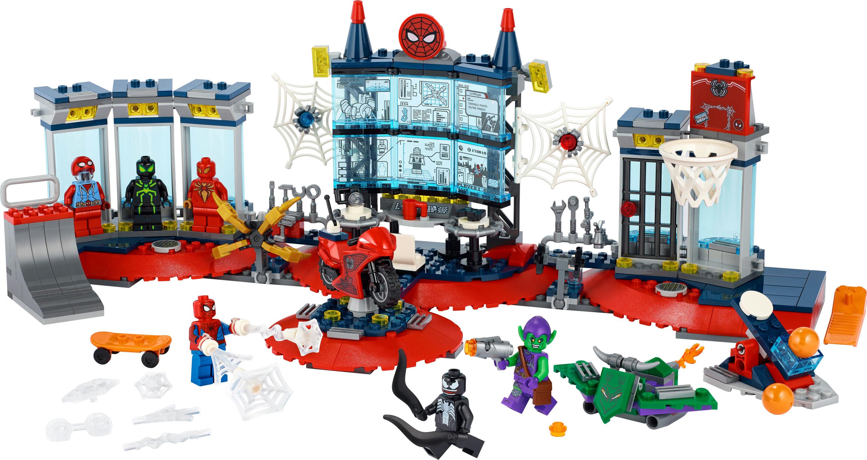 Lego spider man cave best sale