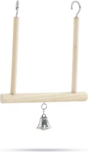 Meilleurs prix pour Beeztees BZ BALANOIRE EN BOIS+CLOCHE 11X10, Amnagement pour volire