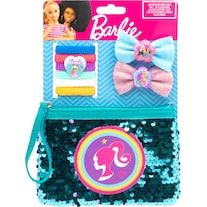 Barbie Set mit magischem Pailletten-Beautytäschchen