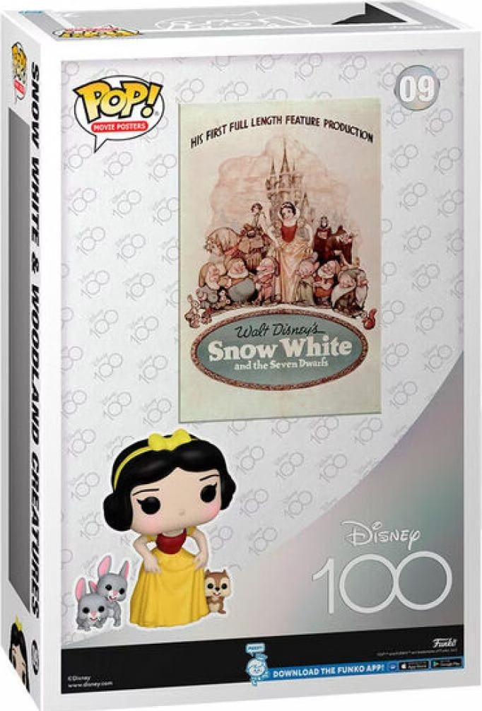 Funko POP Movie Poster Disney 100th Snow White Woodland