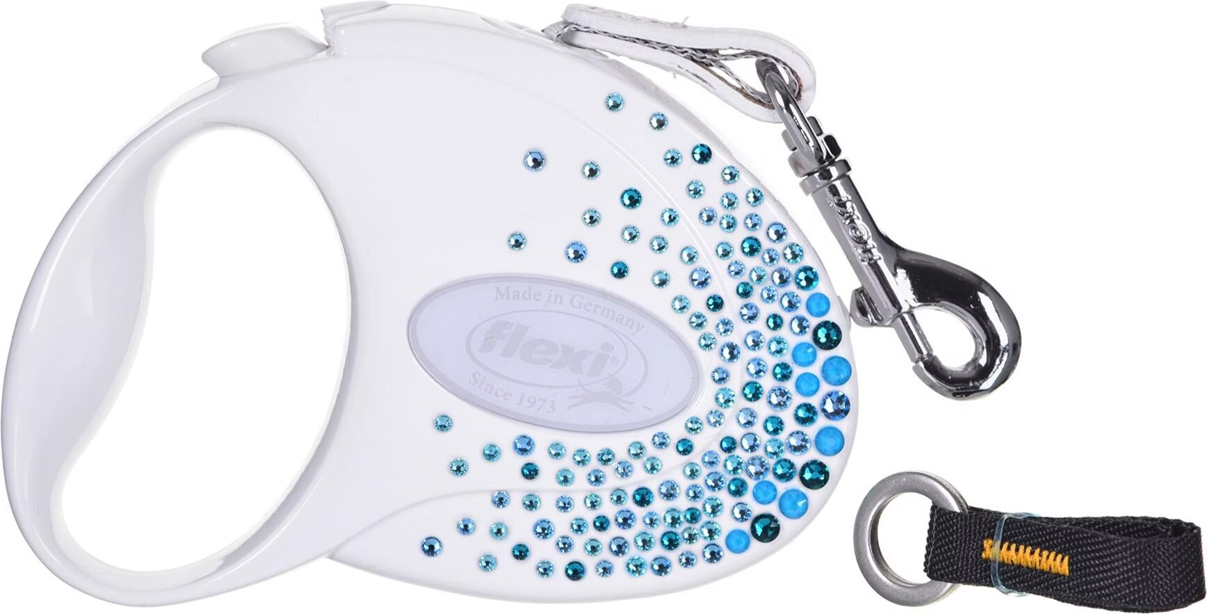 Comparer les prix de Flexi Glam Splash Ocean with Swarovski crystals S - Laisse rtractable pour chien - 3 m - Blanc (S, Chien, Gnral), Collier + laisse