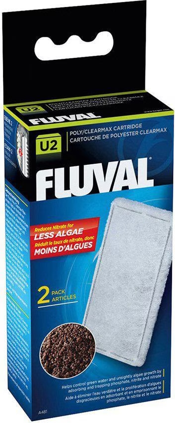 Meilleurs prix pour Fluval Cartouche filtrante Poly/Clearmax Fluval U2 - (126.2481), Aquarium: filtres