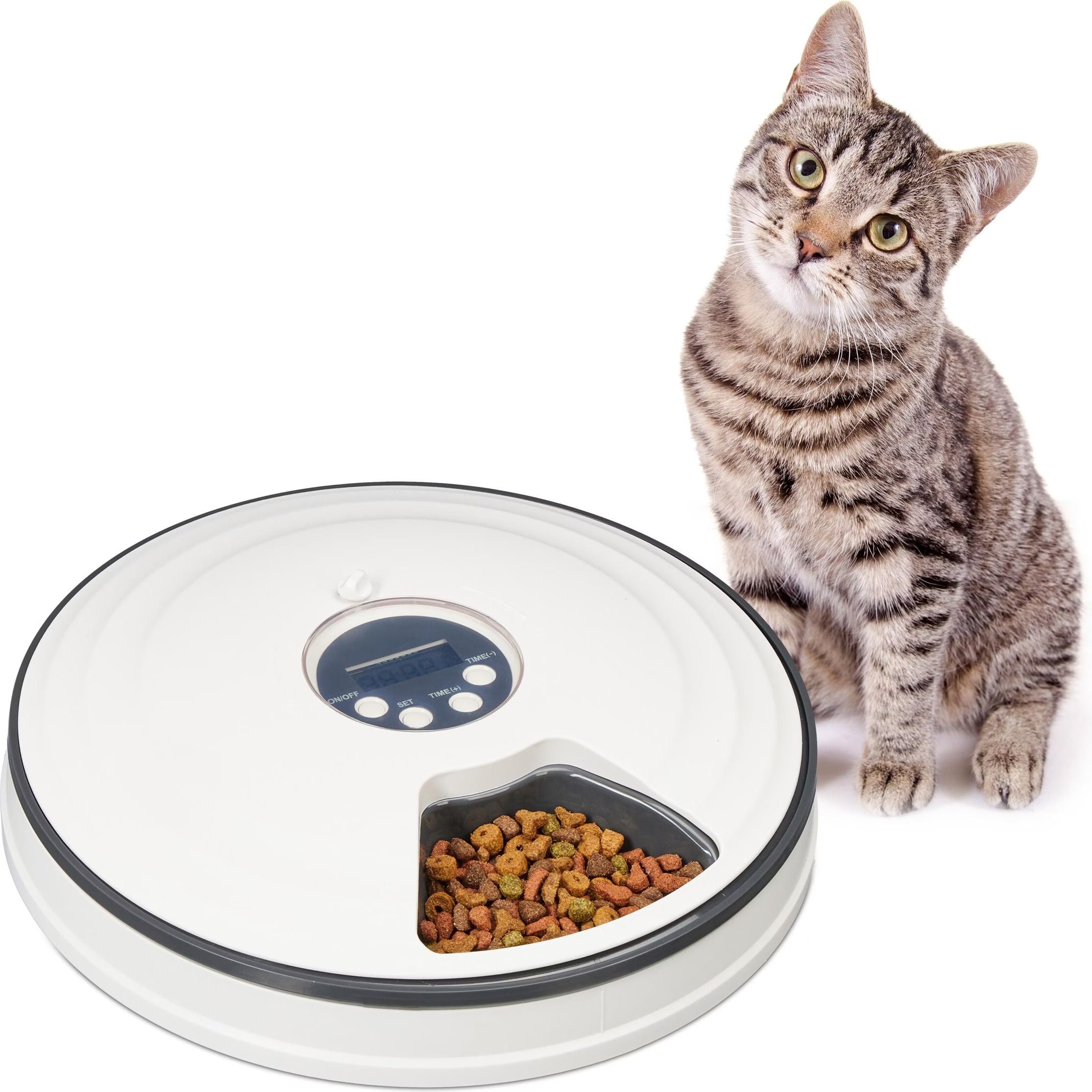 Comparer les prix de Relaxdays Distributeur automatique de nourriture, Gamelle