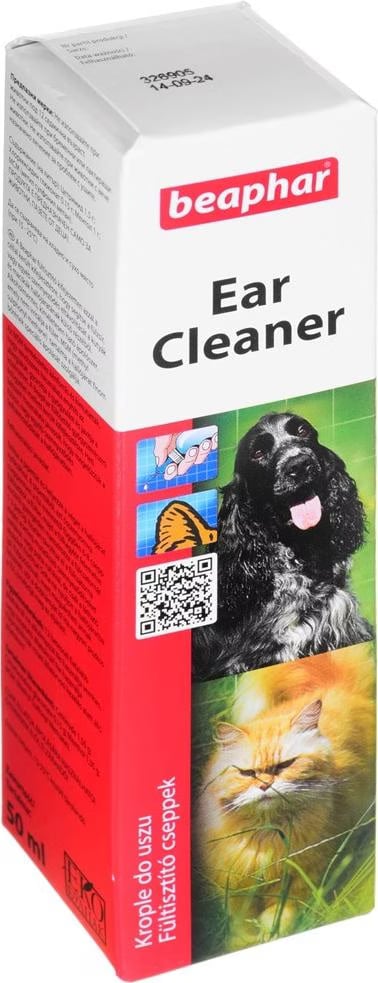 Comparer les prix de beaphar Ear Cleaner chat (animal) / chien gouttes (Chat, Chien, 50ml), Produits de soins pour animaux