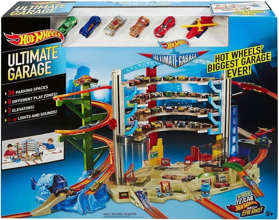 Hot Wheels City Ultimative Garage mit Hai-Angriff - kaufen bei Galaxus