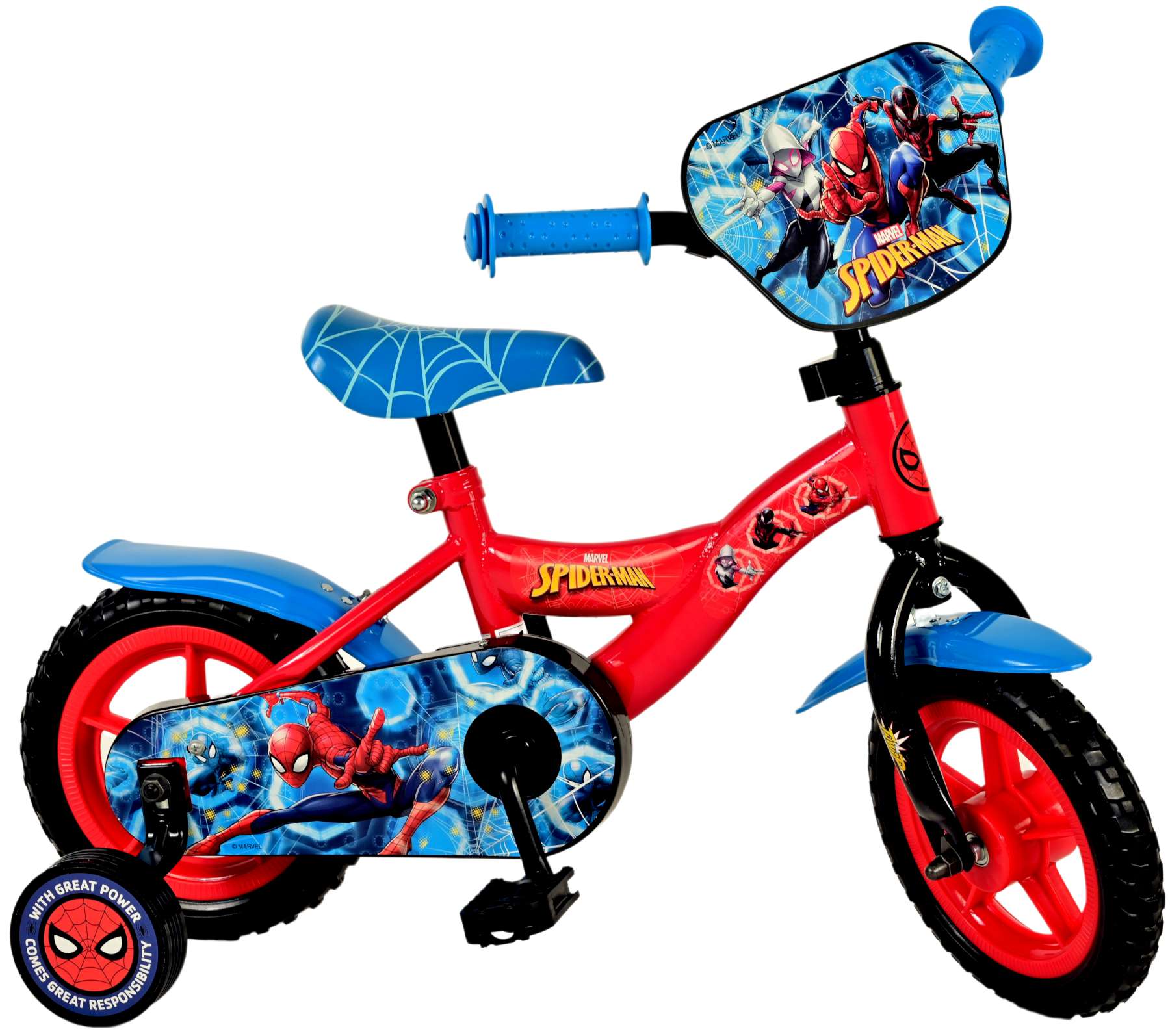 Childrens spiderman bike hot sale