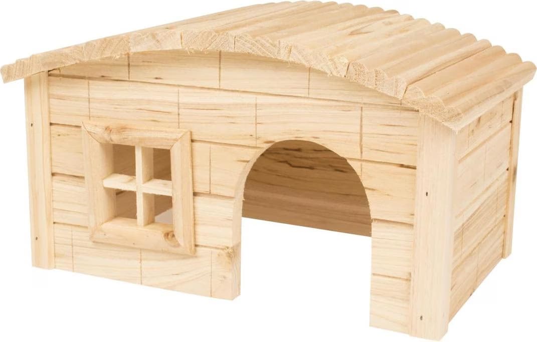 Comparer les prix de EBI Duvo+ Lodge en bois avec toit vot pour rongeurs, quipement cage pour rongeurs