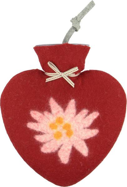 Wärmeflasche Edelweiss 0.7 l rot kaufen