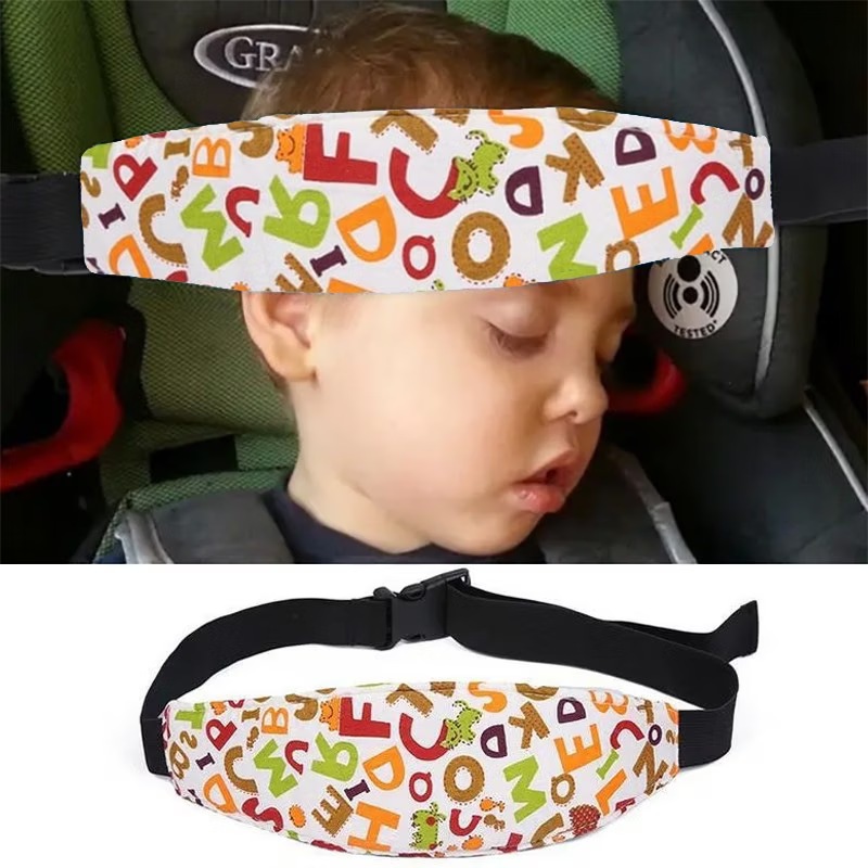 3er-Set Kopfstützen Für Kindersitze - Verstellbarer Baby-Kopfhalter Für Sicheres Schlafen Im Auto