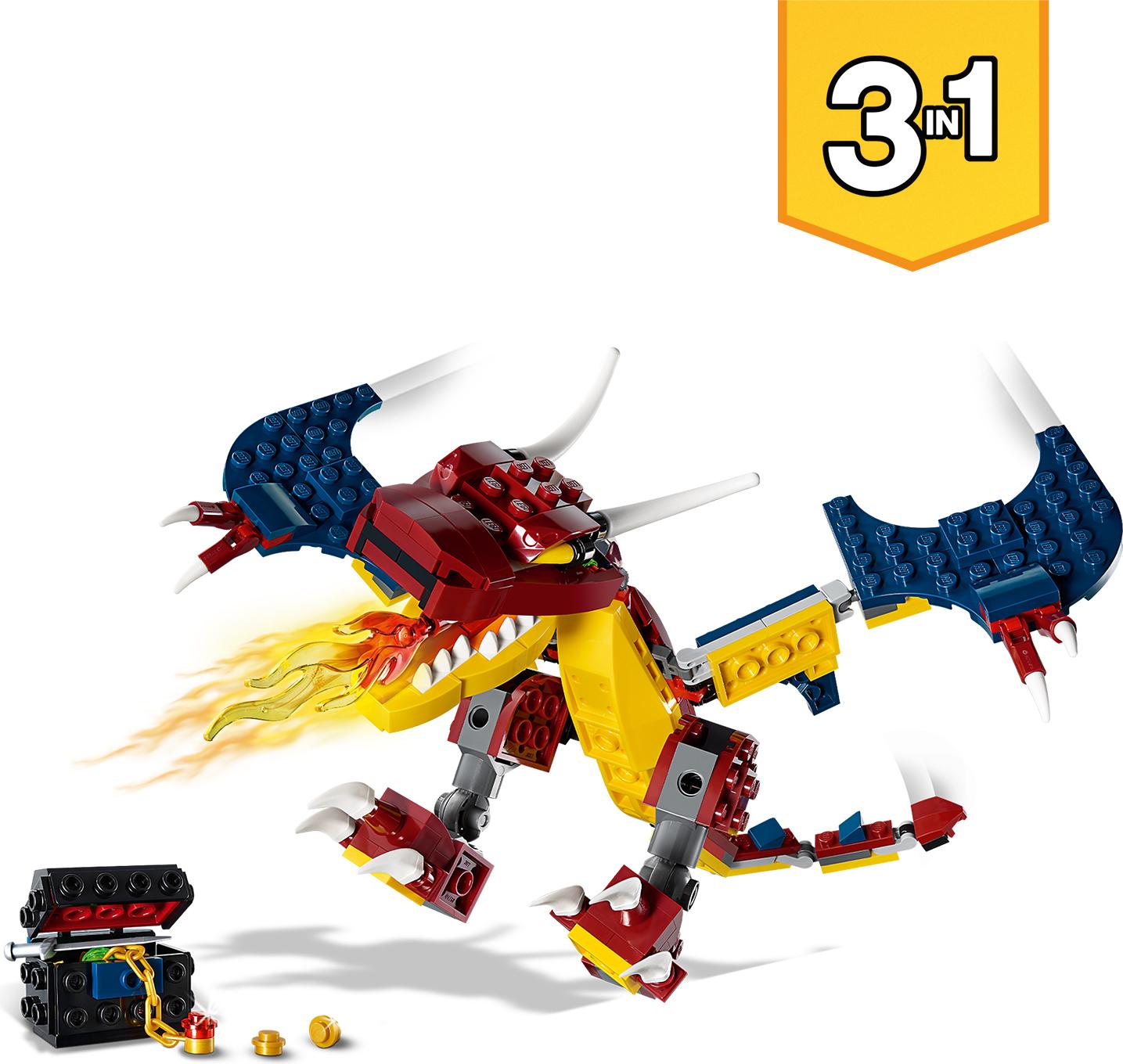 LEGO Fire Dragon 31102 LEGO Creator 3 in 1 buy at Galaxus
