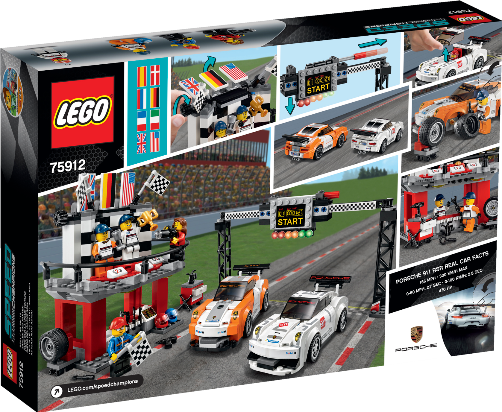 Porsche 911 gt lego discount