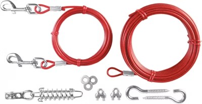 Câble d'attache acier avec longe pour chien. - Trixie - TR-2293