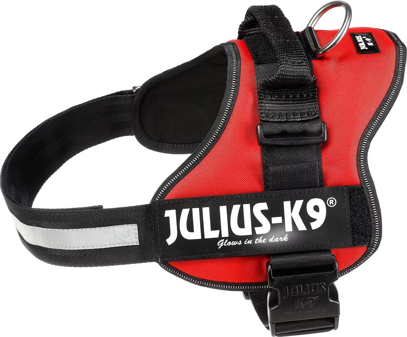 Julius-K9 rouge - Harnais chien taille 1 : 63 - 85 cm