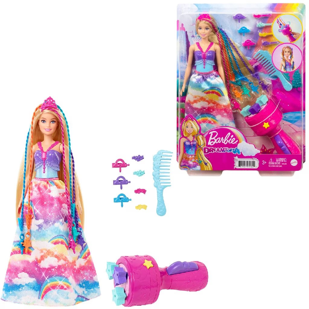 Barbie Dreamtopia braided pass princess buy at Galaxus