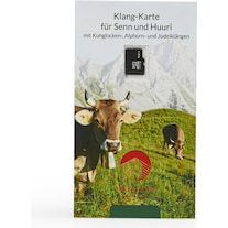 Alpklang Carte sonore avec des sons de cloches de vache, de cor des Alpes et de yodel