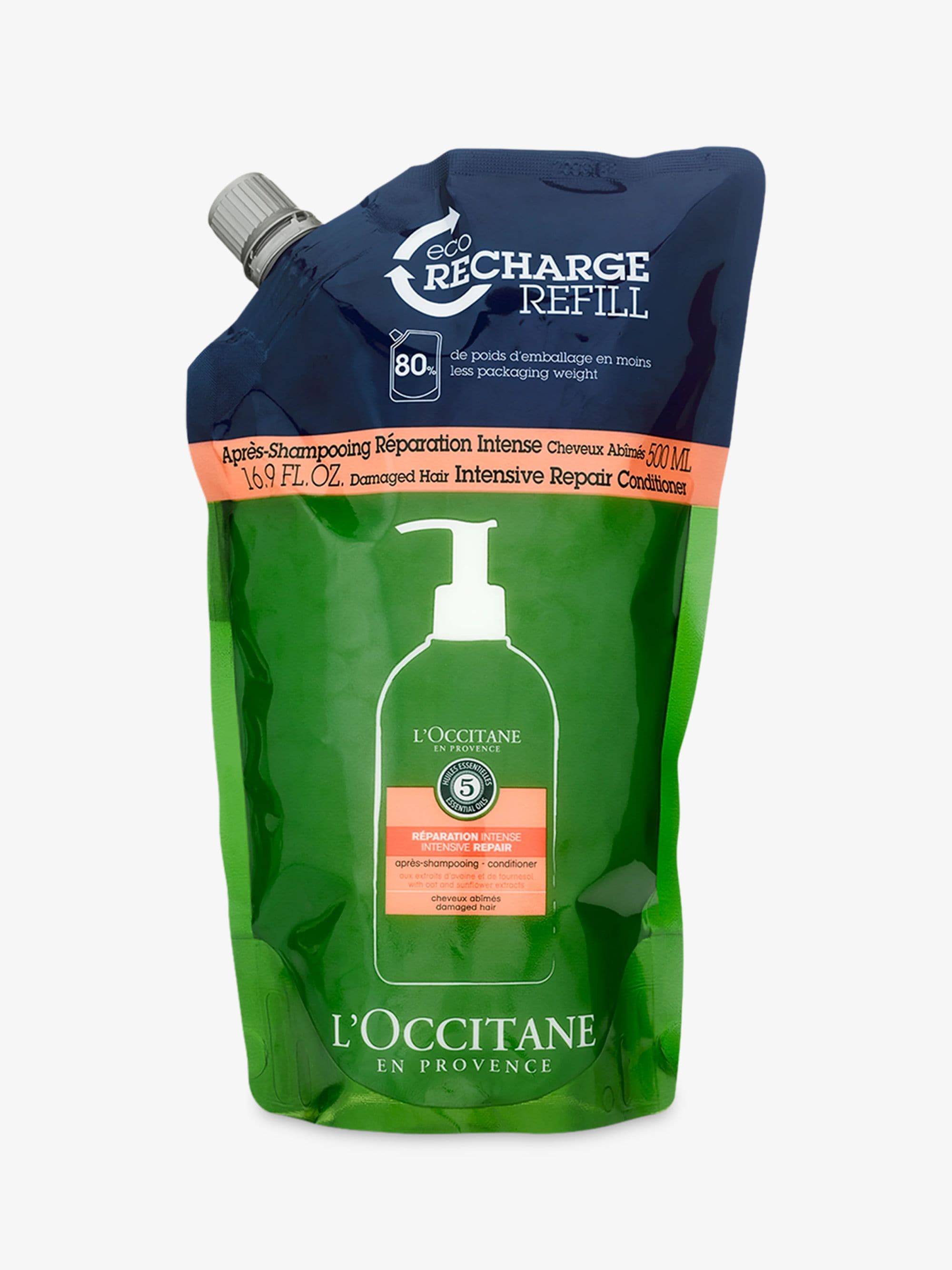 L'Occitane Öko-Nachfüllpackung Aromachologie Intensiv-Repair Haarspülung (500 ml) Galaxus