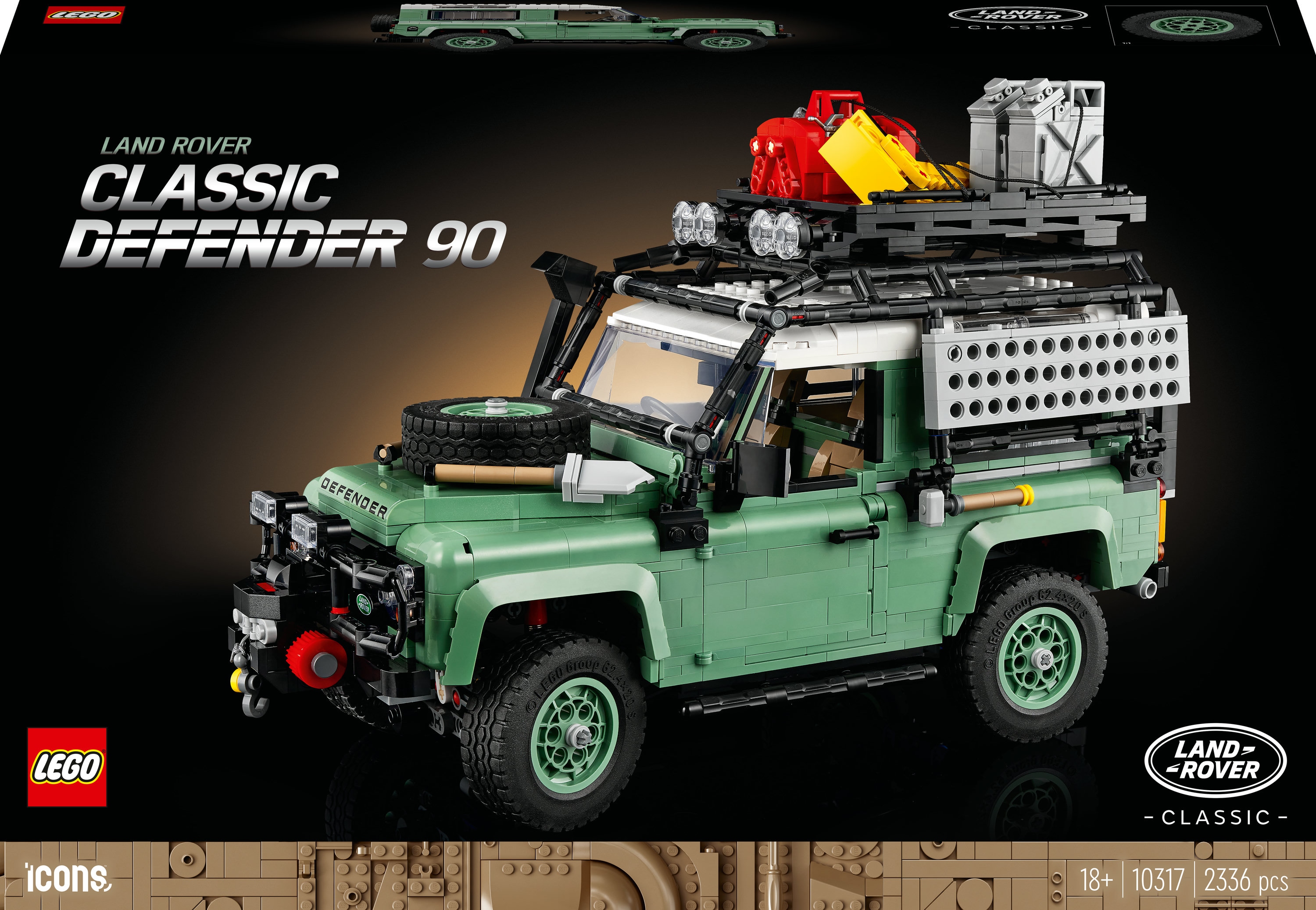 LEGO Icons Classic Land Rover Defender 90 10317 10317 LEGO Icons LEGO Rare Sets Galaxus
