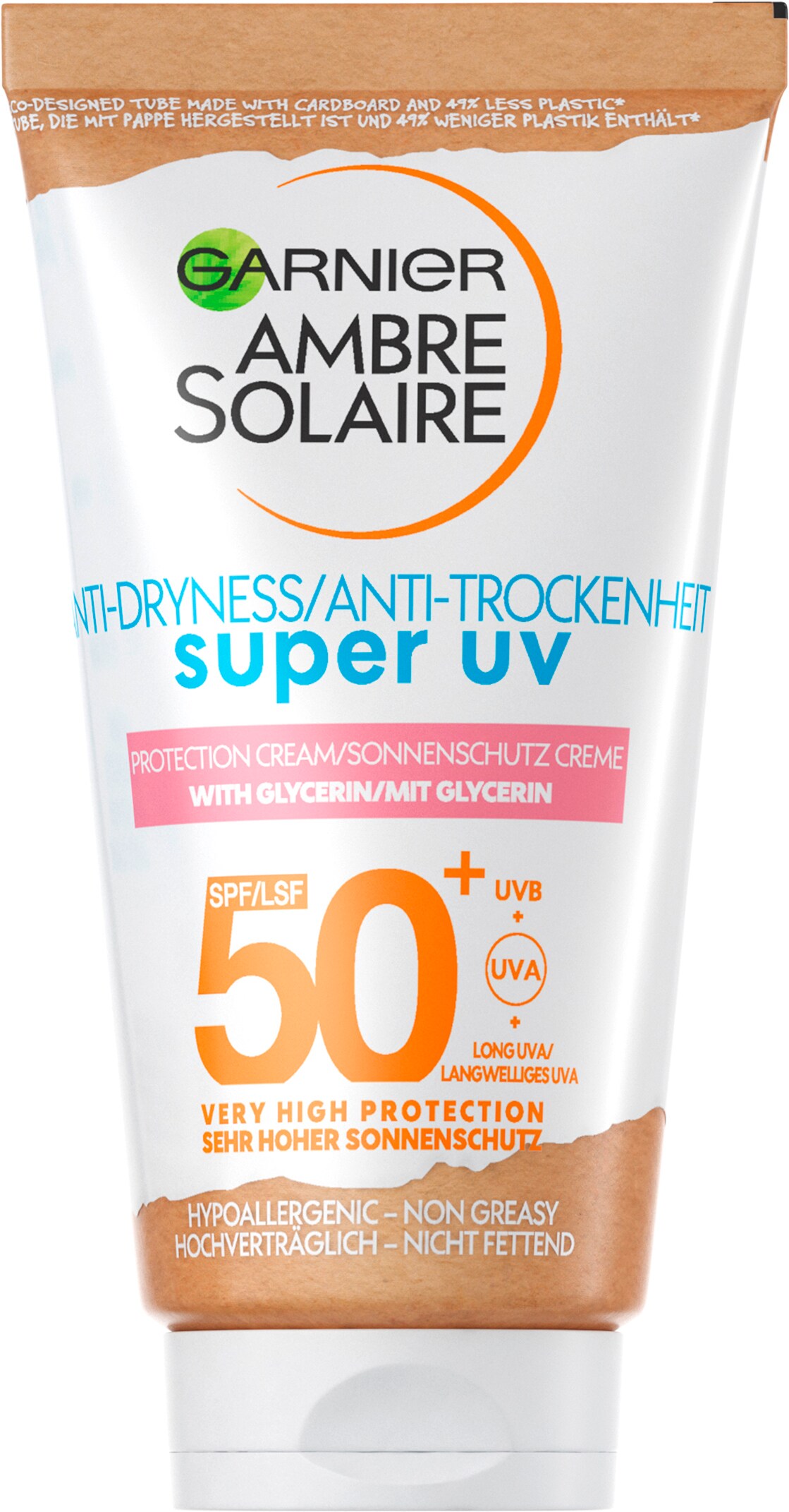 Garnier Ambre Solaire Sensitive expert+ Anti-Dryness Super UV (Sonnencreme SPF 50+ 50 ml 70 g) Galaxus