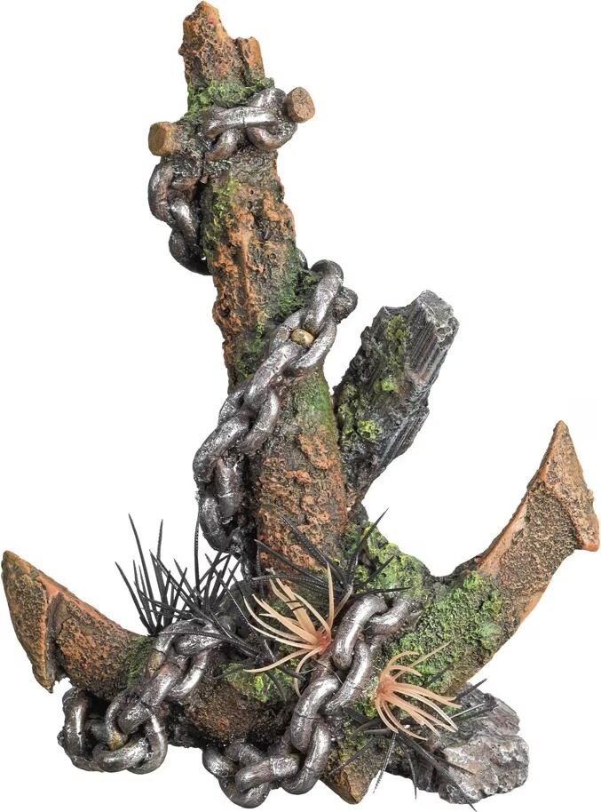 Meilleurs prix pour Nobby Décoration d'aquarium Aqua Ornaments Ancre avec plantes (Décoration), Décoration d'aquarium