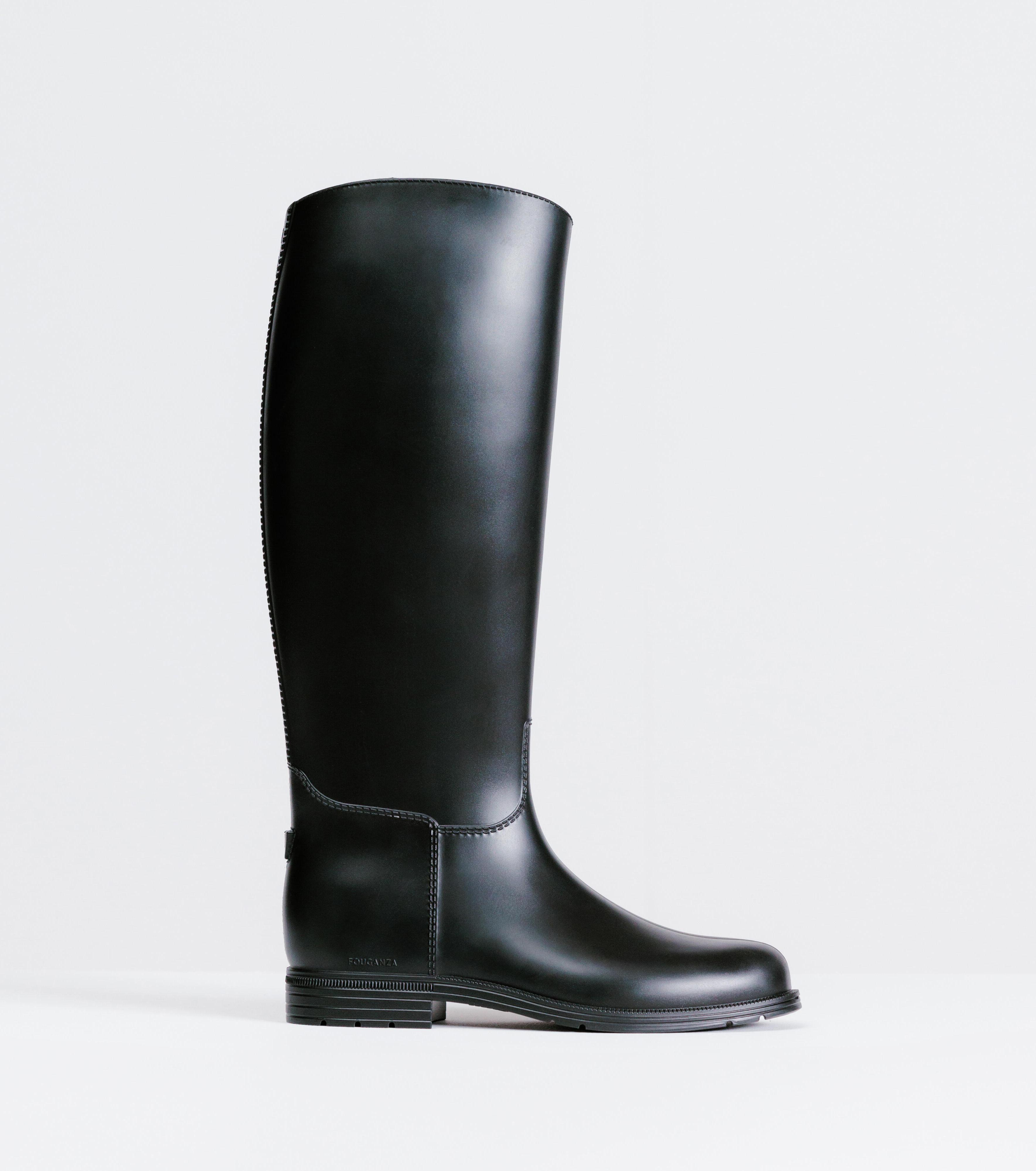 Fouganza Synthetic riding boots ladies men 100 black 42 Galaxus