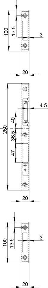 MSL Profil-Einfrässchliessblech-Set ProfiFlex BV-23421 (Schliessblech) Galaxus