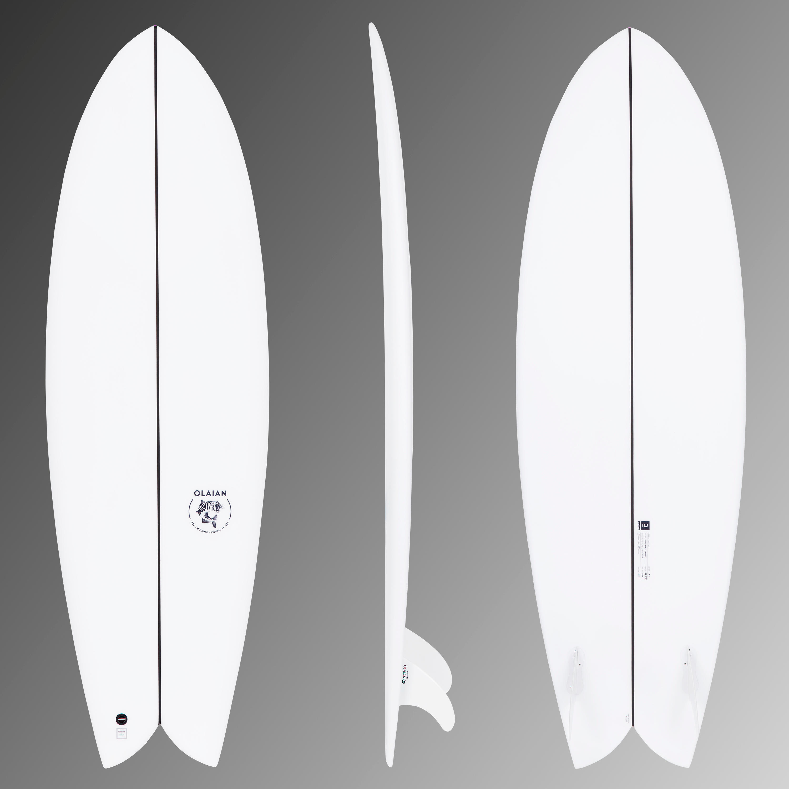 Olaian fish surfboard top