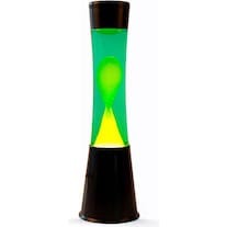 i-Total Lampe à Lave Noir/Vert/Jaune, 40cm