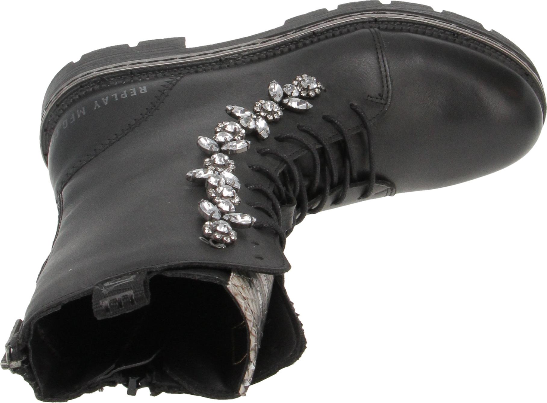 Nikkie high branded lace boots top