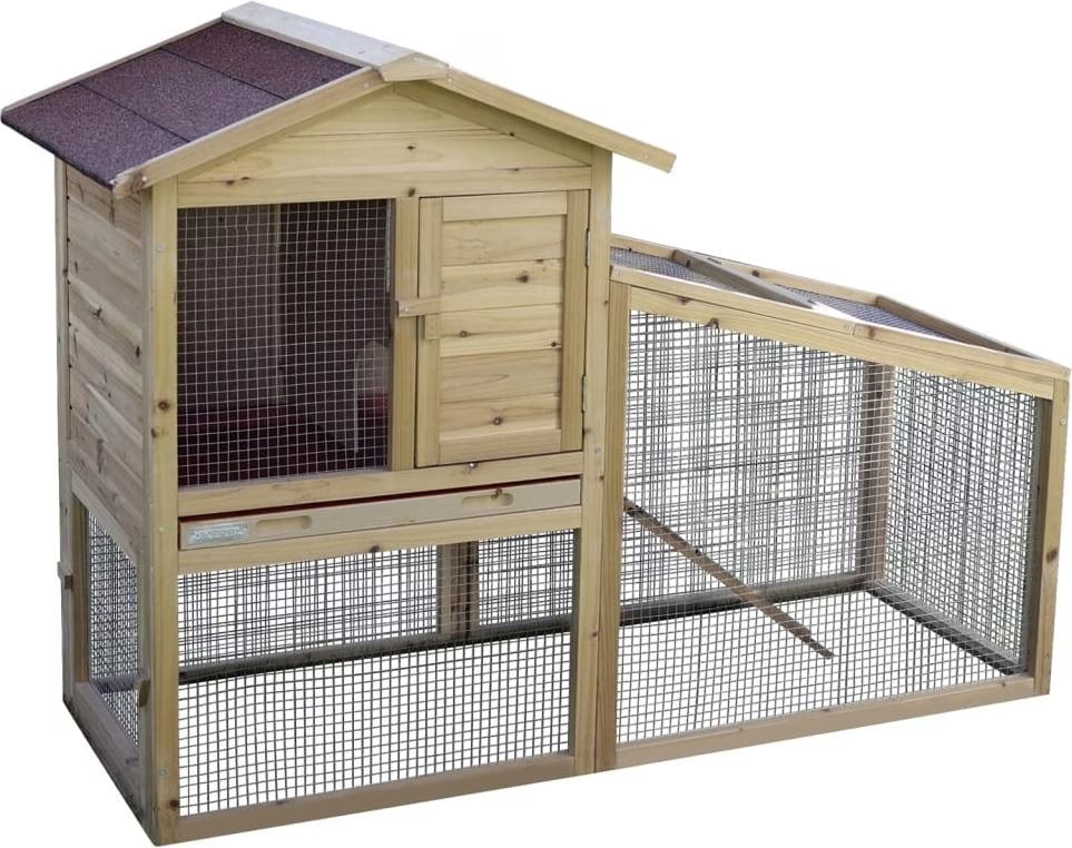 Comparer les prix de Kerbl - Abri en bois pour lapins Freetime