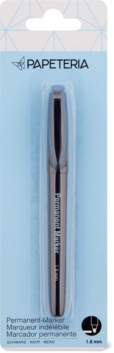 Papeteria Permanent Marker (Schwarz 1.80 mm) kaufen
