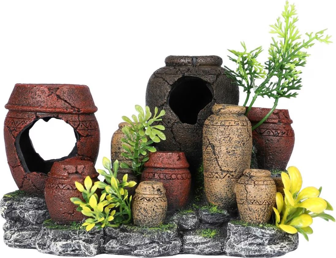 Comparer les prix de EBI Aqua Della Potlery (autres btiments), Dcoration d'aquarium