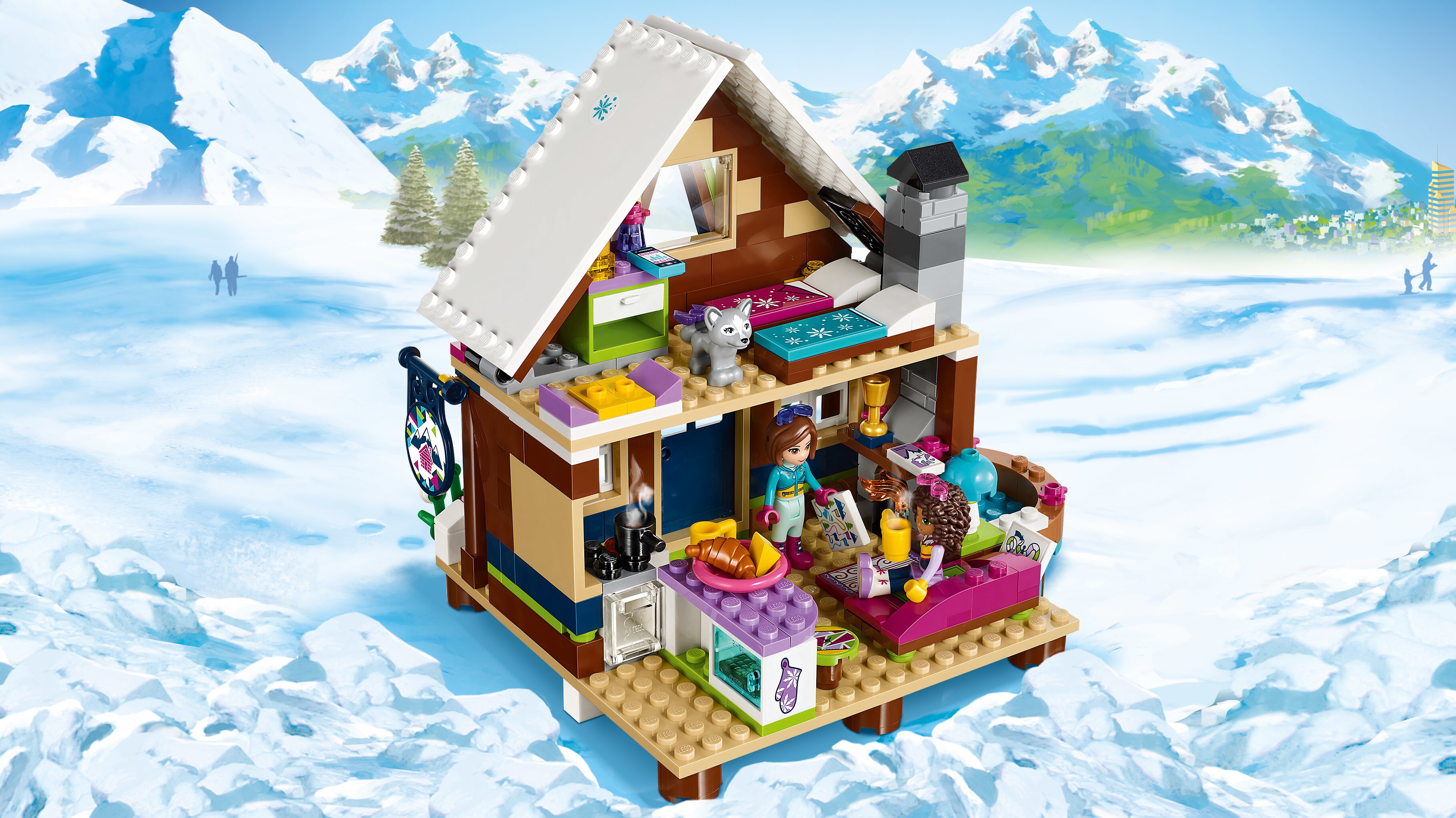 LEGO Chalet in the winter sports resort 41323 LEGO Friends Galaxus